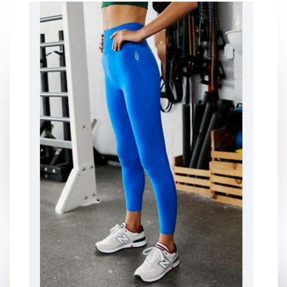 Free people movement good Karma 7/8 leggings in indigo blue - Picture 1 of 14